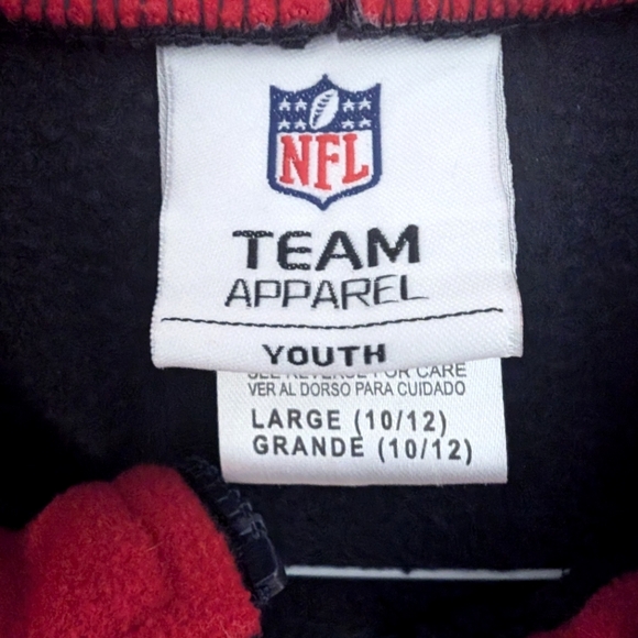 NFL Houston Texans Matrix 1/4 Zip Pullover Fleece Top Youth - Picture 8 of 10